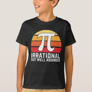 非合理的だけど四捨五入された円周率の日 数学 ヴィンテージ Tシャツ