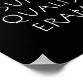 非合計品質 ポスター (角)