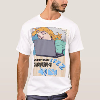 非同期/非同期ZZZ学習Tシャツ Tシャツ
