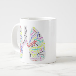 非喫煙者専門マグカップ ジャンボコーヒーマグカップ