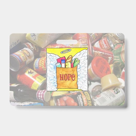 非営利団体 チャリティー クライアント ID カード バッジ (正面)