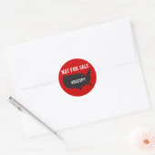 非売品 – Occupy wall street – 私たちは99% ラウンドシール (封筒)