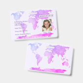 非学童ホームスクーリングマップバッジ バッジ (正面＆裏面)