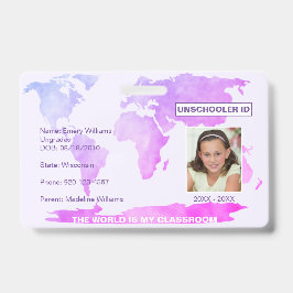 非学童ホームスクーリングマップバッジ バッジ