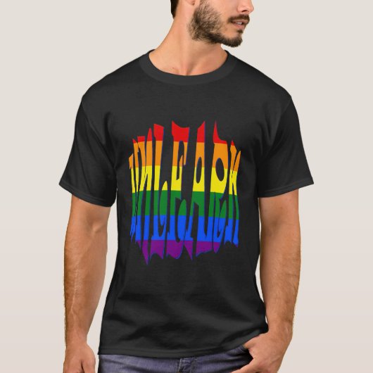 非学習開放的な受容性Lgbtqiaプライド引用文 Tシャツ (正面)