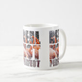 非実在完全引用文フラミンゴ熱帯鳥 コーヒーマグカップ (正面右)