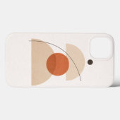 非対称のミニマル幾何学アート - モダンアブストラクト Case-Mate iPhoneケース (裏面 (横))