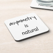 非対称は自然懸命プラスチックのコースター コースター (左側)