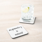 非対称は自然懸命プラスチックのコースター コースター (右側)