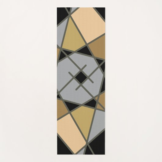 非対称パターン（の模様が）あるヨガマットバイジョヤイブ ヨガマット (正面)