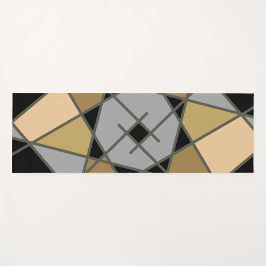 非対称パターン（の模様が）あるヨガマットバイジョヤイブ ヨガマット (正面(横))