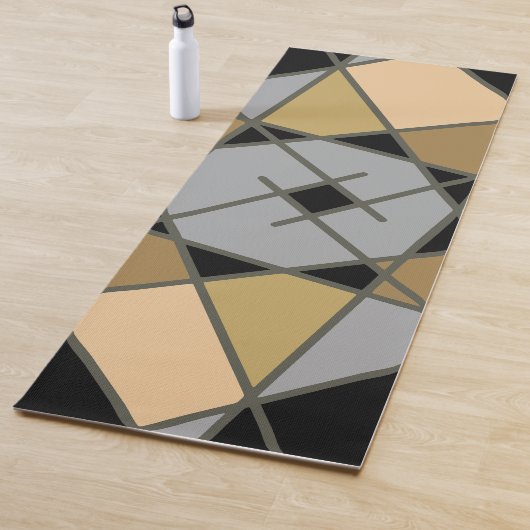 非対称パターン（の模様が）あるヨガマットバイジョヤイブ ヨガマット (インサイチュ)