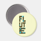 非対称フルート磁石 マグネット (正面/裏面)