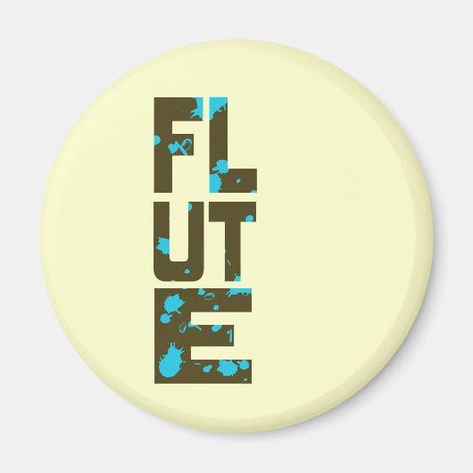 非対称フルート磁石 マグネット (正面)