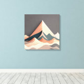 非対称性の平静 キャンバスプリント (インサイチュ (ウッドフロア))