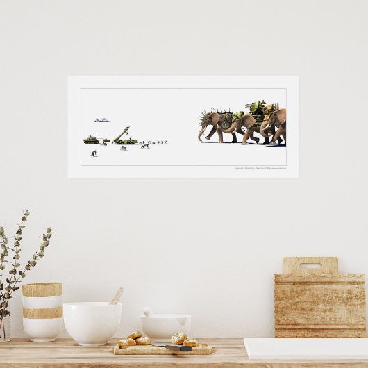 非対称性 ポスター (キッチン)