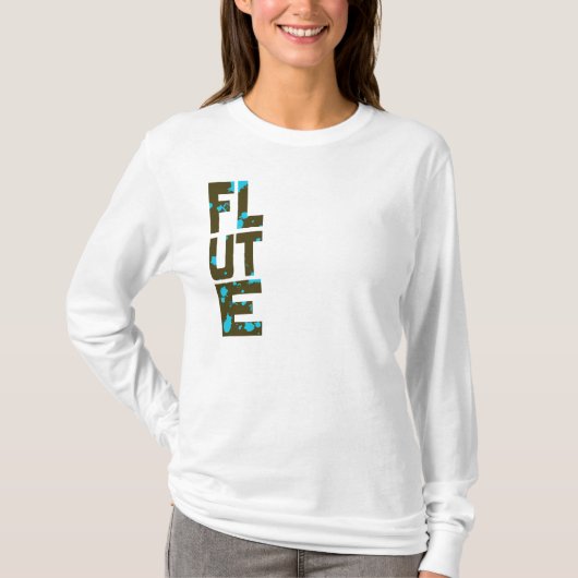 非対称笛 Tシャツ (正面)
