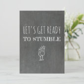 非常おもしろいに花嫁/メイド・オブ・オーナー（花嫁付き添い人）提案 招待状 (スタンド正面)