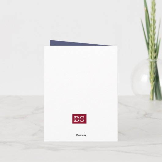 非常おもしろいに詩の誕生日ママのカード カード (裏面)