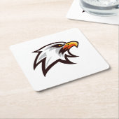 非常おもしろいイーグルスケッチコースターセット スクエアペーパーコースター (アングル)
