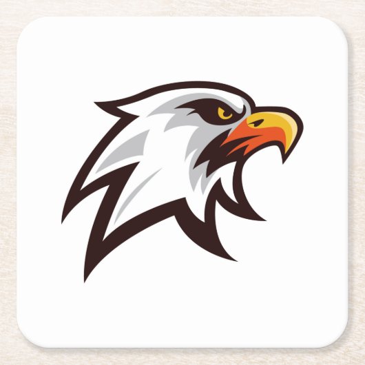 非常おもしろいイーグルスケッチコースターセット スクエアペーパーコースター (正面)