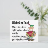非常おもしろいオクトーバーフェスト ポストカード (スタンド正面)