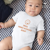 非常おもしろいファースト感謝祭引用文 ベビーボディスーツ