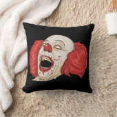 非常おもしろい怖いピエロ顔装飾用クッション クッション (ブランケット)