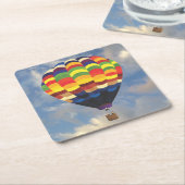 非常おもしろい熱気球コースターセット スクエアペーパーコースター (アングル)