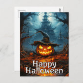 非常すごいに弱い |ハッピーハローウィン ポストカード (正面/裏面)