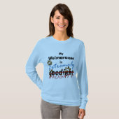 非常にいけないWeimaraner Tシャツ (正面フル)