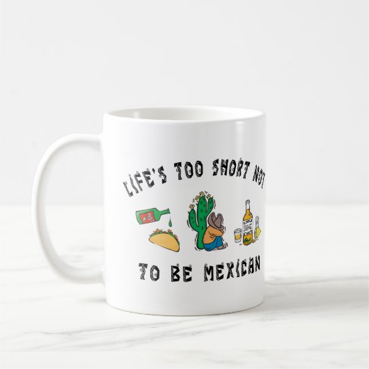 非常におもしろいなメキシコ人 コーヒーマグカップ (左)