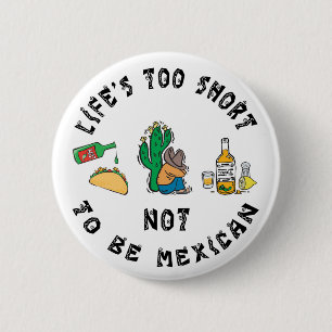 非常におもしろいなメキシコ人 缶バッジ