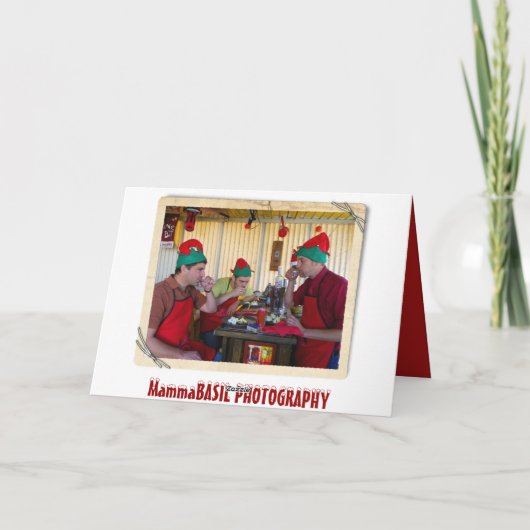 非常におもしろいのクリスマスの挨拶状! シーズンカード (裏面)