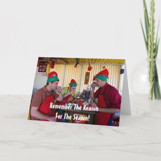 非常におもしろいのクリスマスの挨拶状! シーズンカード (正面)