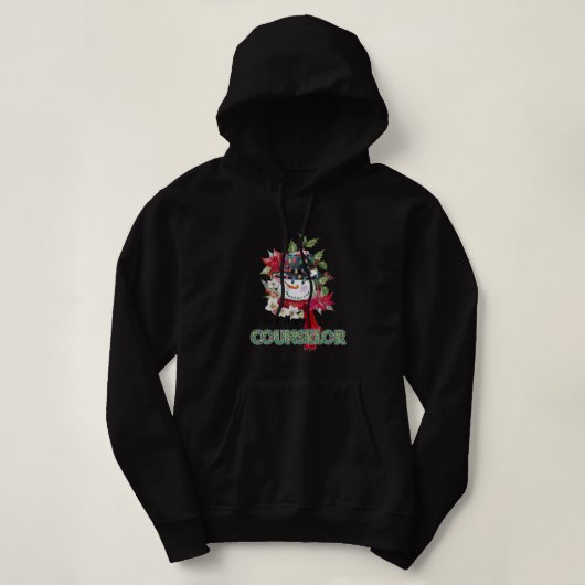 非常におもしろいカウンセメリール雪だるまクリスマスパジャム パーカ (デザイン正面)