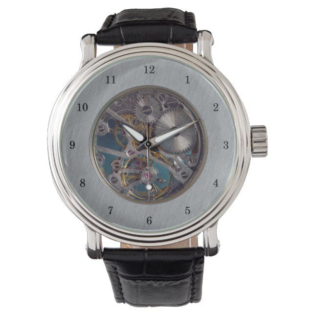 非常におもしろいシミュレートされた透明腕時計 腕時計 (正面)