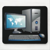 非常におもしろいデスクトップコンピュータシステムマウスマット マウスパッド (正面)