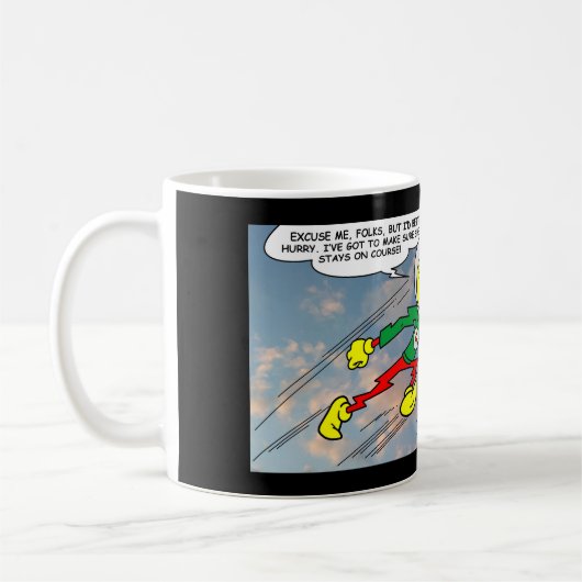 非常におもしろいレディキロワットコーヒーマグ コーヒーマグカップ (左)