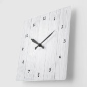 非常におもしろい模擬木板壁時計 スクエア壁時計 (傾斜)