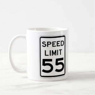非常におもしろい55 MPH道路標識コーヒーカップ コーヒーマグカップ