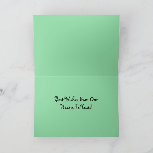 非常にかわいいのクリスマス シーズンカード (内部)