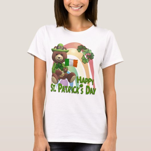 非常にかわいいアイルランド語は旗のデザイン#2と耐えます Tシャツ (正面)