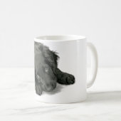 非常にかわいい子犬 コーヒーマグカップ (正面右)