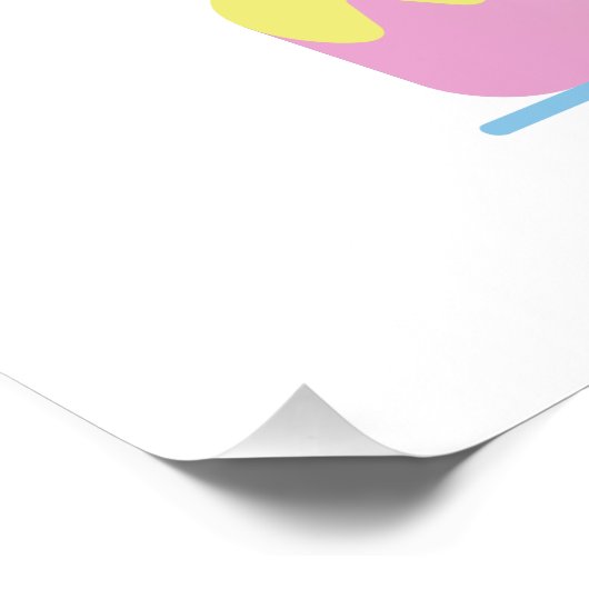 非常にかわいい誕生日パーティーマウス ポスター (コーナー)