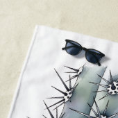 非常にとげのあるサボテンのビーチタオル ビーチタオル (インサイチュ)