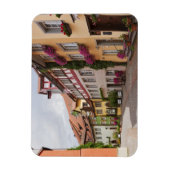 非常によく保存された中世の町 マグネット (縦)