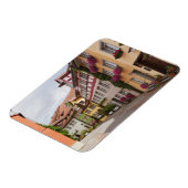 非常によく保存された中世の町 マグネット (左側)