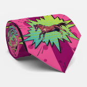 非常にエキサイティングな漫画ポピー馬 ネクタイ (ロール)