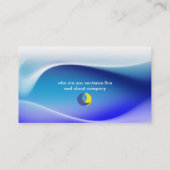 非常にエレガントで美しく柔らかい名刺 名刺 (裏面)